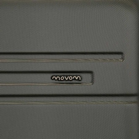 Valise extensible 78cm MOVOM "Galaxy 2.0" anthracite | Bagage grande taille séjour 2 semaines solide garantie 3 ans