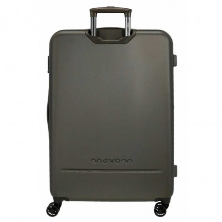 Valise extensible 78cm MOVOM "Galaxy 2.0" anthracite | Bagage grande taille séjour 2 semaines solide garantie 3 ans