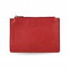 Porte-cartes compact en cuir KATANA rouge | Porte-monnaie portefeuille femme petit format femme Porte-cartes compact en cuir KATANA rouge | Porte-monnaie portefeuille femme petit format femme