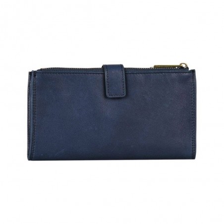 Portefeuille femme medium en cuir KATANA bleu marine | Petite maroquinerie porte-monnaie porte-cartes pas cher Portefeuille femme medium en cuir KATANA bleu marine | Petite maroquinerie porte-monnaie porte-cartes pas cher