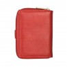 Portefeuille compact en cuir KATANA rouge | Compagnon petit format femme cuir véritable pas cher Portefeuille compact en cuir KATANA rouge | Compagnon petit format femme cuir véritable pas cher