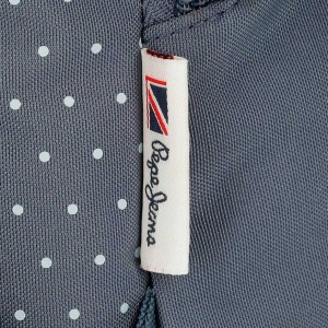 Sac repas PEPE JEANS LONDON "Laila" bleu/rose | Lunch box isotherme enfant fille femme pas cher