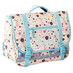 Cartable fille RIP CURL 38cm "Ditsy" jaune | Sac scolaire école primaire CP CE1 CE2 pas cher