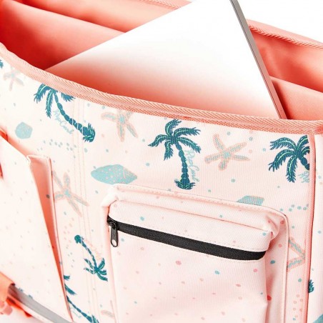 Cartable fille RIP CURL 38cm "Under the sea" rose corail | Sac scolaire fille école primaire CP CE1 CE2 pas cher Cartable fille RIP CURL 38cm "Under the sea" rose corail | Sac scolaire fille école primaire CP CE1 CE2 pas cher
