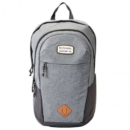 Sac à dos RIP CURL "Overtime Driven" 30L gris | Sac homme grand volume sport surf pas cher