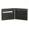 Portefeuille en cuir homme SERGE BLANCO "Anchorage" noir | Porte-monnaie porte-cartes cuir véritable qualité marque française Portefeuille en cuir homme SERGE BLANCO "Anchorage" noir | Porte-monnaie porte-cartes cuir véritable qualité marque française