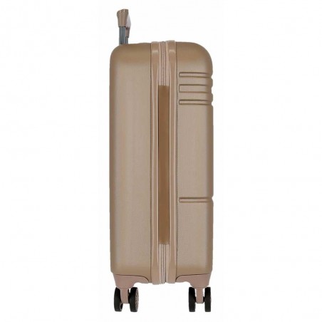 Valise cabine 55cm MOVOM "Galaxy 2.0" champagne | Bagage rigide petite taille avion garantie 3 ans pas cher