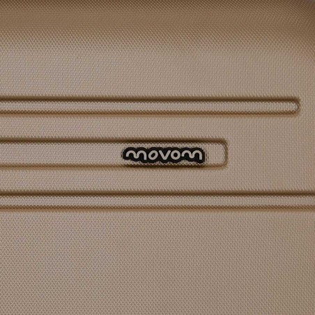 Valise cabine 55cm MOVOM "Galaxy 2.0" champagne | Bagage rigide petite taille avion garantie 3 ans pas cher Valise cabine 55cm MOVOM "Galaxy 2.0" champagne | Bagage rigide petite taille avion garantie 3 ans pas cher