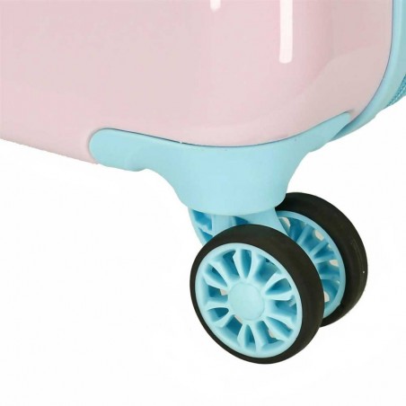 Valise cabine 55cm DISNEY Princess "Raiponce" rose pastel | Bagage enfant fille princesse dessin animé qualité avion Valise cabine 55cm DISNEY Princess "Raiponce" rose pastel | Bagage enfant fille princesse dessin animé qualité avion