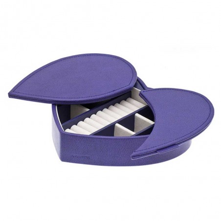 Coffret à bijoux DAVIDTS "Grand Coeur" violet | Grande boite à bijoux femme luxe Coffret à bijoux DAVIDTS "Grand Coeur" violet | Grande boite à bijoux femme luxe