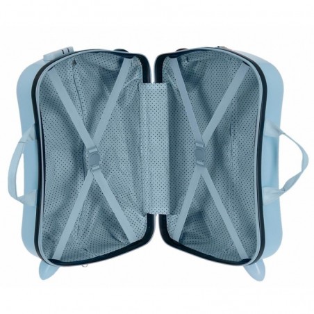 Valise trotteur LA REINE DES NEIGES "Trust Your Journey" bleu ciel | bagage enfant fille original ludique DISNEY Valise trotteur LA REINE DES NEIGES "Trust Your Journey" bleu ciel | bagage enfant fille original ludique DISNEY