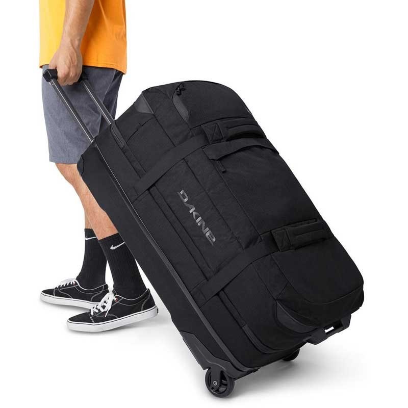 Sac de voyage a roulettes DAKINE Split Roller 110L carbone Planetebag