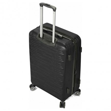 Valise cabine extensible BENZI "Sword" noir | Bagage avion petite taille coque rigide légère