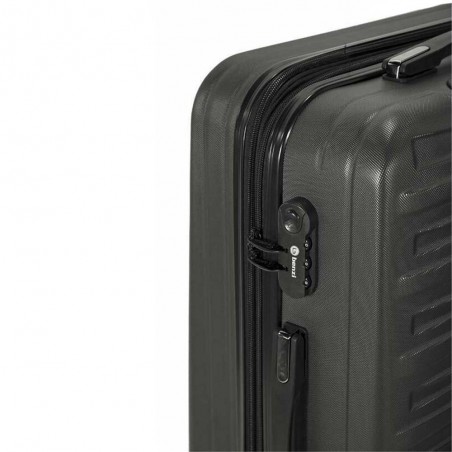 Valise cabine extensible BENZI "Sword" noir | Bagage avion petite taille coque rigide légère