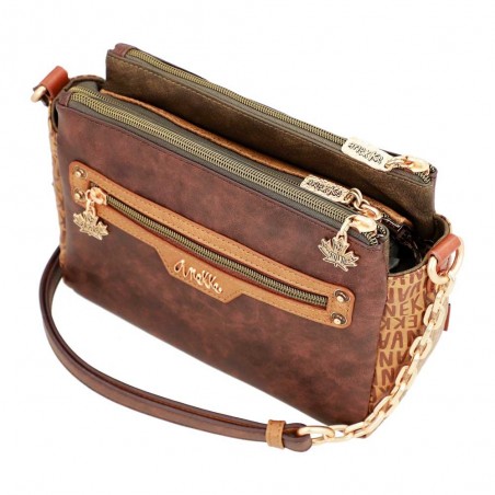 Sac bandoulière 3 cpts ANEKKE "Urban" | Sac à main femme automne hiver élégant original pas cher Sac bandoulière 3 cpts ANEKKE "Urban" | Sac à main femme automne hiver élégant original pas cher