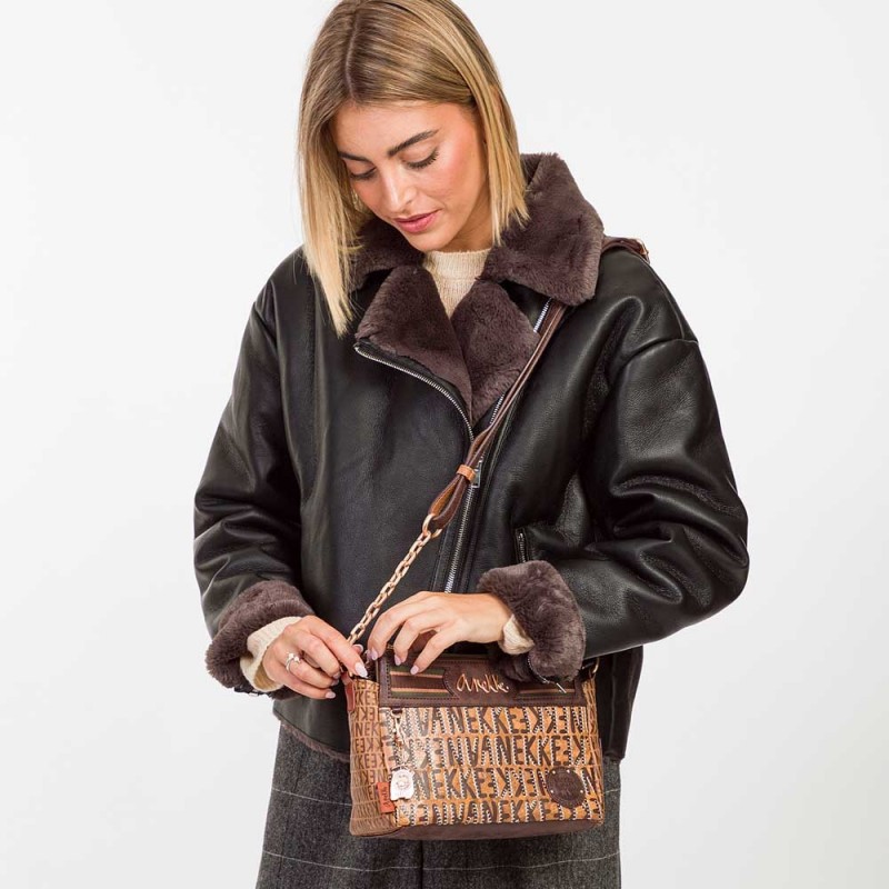 Sac à bandoulière pour femmes automne hiver Texture épaule