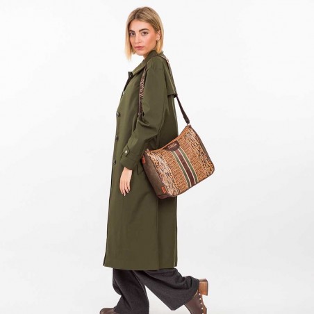 Sac bandoulière messager ANEKKE "Urban" | Sac à main femme grand format automne hiver élégant original pas cher