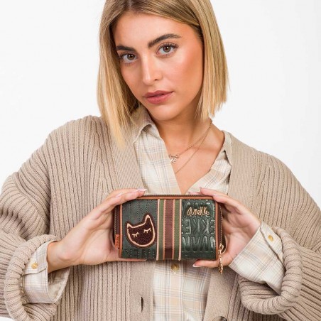 Portefeuille compact femme ANEKKE "Urban" | Compagnon porte-monnaie porte-cartes original pas cher