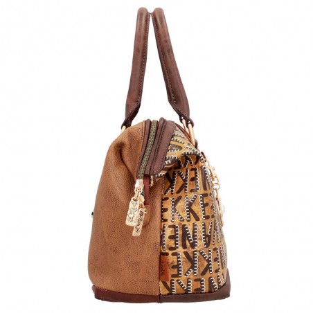 Sac à main bowling ANEKKE "Urban" | Sac femme porté main original élégant automne hiver pas cher