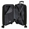 Valise cabine ROLL ROAD "India" noir | Bagage 4 roues format avion femme pas cher Valise cabine ROLL ROAD "India" noir | Bagage 4 roues format avion femme pas cher