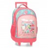 Sac à dos à roulettes ROLL ROAD "My Little Town" | Cartable scolaire fille solide renforcé pas cher design Sac à dos à roulettes ROLL ROAD "My Little Town" | Cartable scolaire fille solide renforcé pas cher design