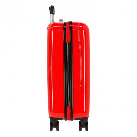 Valise cabine DISNEY Mickey "Get Moving" rouge | Bagage enfant 55cm avion original garçon dessin animé