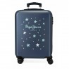 Valise cabine fille/femme PEPE JEANS "Denim Star" bleu marine | Bagage marque pas cher motif étoiles Valise cabine fille/femme PEPE JEANS "Denim Star" bleu marine | Bagage marque pas cher motif étoiles