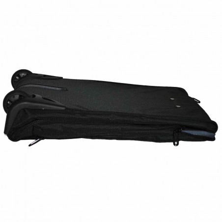 Valise à roulettes pliable 51cm Benzi - Noir