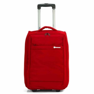 Valise à roulettes pliable 51cm Benzi - Rouge