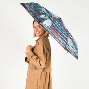 Parapluie pliant automatique ANEKKE "Canada" | Parapluie de poche femme original pas cher