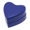 Coffret à bijoux en cuir femme DAVIDTS "Chrome" bleu | Écrin à bijoux en forme de coeur qualité luxe pas cher Coffret à bijoux en cuir femme DAVIDTS "Chrome" bleu | Écrin à bijoux en forme de coeur qualité luxe pas cher