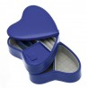 Coffret à bijoux en cuir femme DAVIDTS "Chrome" bleu | Écrin à bijoux en forme de coeur qualité luxe pas cher Coffret à bijoux en cuir femme DAVIDTS "Chrome" bleu | Écrin à bijoux en forme de coeur qualité luxe pas cher