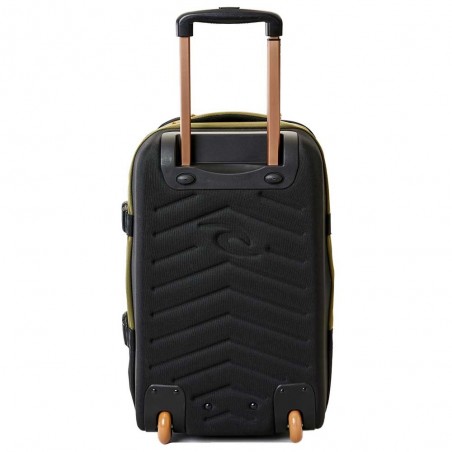 Sac de voyage trolley RIP CURL F-Light Transit 50L "Overland" | Bagage à roulettes homme grand volume poche PC intégrée vert