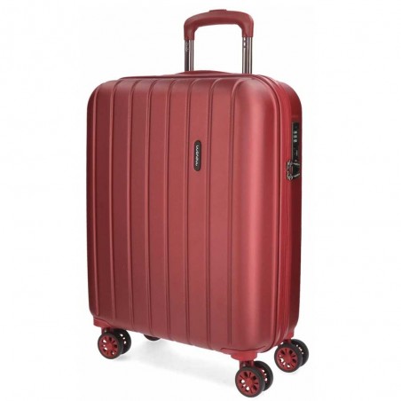Valise cabine 55cm MOVOM "Wood" rouge | Bagage petite taille avion rigide pas cher sécurisé cadenas TSA intégré Valise cabine 55cm MOVOM "Wood" rouge | Bagage petite taille avion rigide pas cher sécurisé cadenas TSA intégré