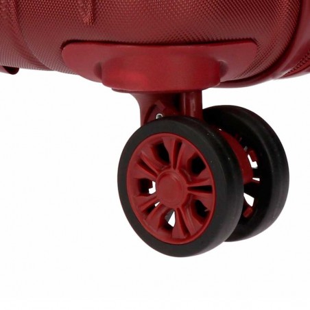 Valise cabine 55cm MOVOM "Wood" rouge | Bagage petite taille avion rigide pas cher sécurisé cadenas TSA intégré Valise cabine 55cm MOVOM "Wood" rouge | Bagage petite taille avion rigide pas cher sécurisé cadenas TSA intégré