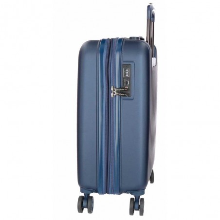 Valise cabine 55cm MOVOM "Wood" bleu marine | Bagage à main avion pas cher Valise cabine 55cm MOVOM "Wood" bleu marine | Bagage à main avion pas cher