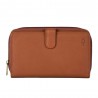 Portefeuille compagnon en cuir KATANA marron gold | Porte-cartes tout un femme qualité pas cher Portefeuille compagnon en cuir KATANA marron gold | Porte-cartes tout un femme qualité pas cher