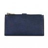 Portefeuille femme medium en cuir KATANA bleu marine | Petite maroquinerie porte-monnaie porte-cartes pas cher Portefeuille femme medium en cuir KATANA bleu marine | Petite maroquinerie porte-monnaie porte-cartes pas cher