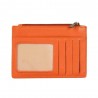 Porte-cartes compact en cuir KATANA orange | Porte-monnaie petit format femme pas cher Porte-cartes compact en cuir KATANA orange | Porte-monnaie petit format femme pas cher