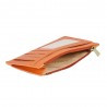 Porte-cartes compact en cuir KATANA orange | Porte-monnaie petit format femme pas cher Porte-cartes compact en cuir KATANA orange | Porte-monnaie petit format femme pas cher
