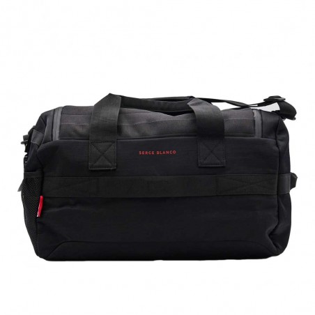 Sac de voyage cabine homme SERGE BLANCO "Basik" noir | sac de sport rugby marque française qualité