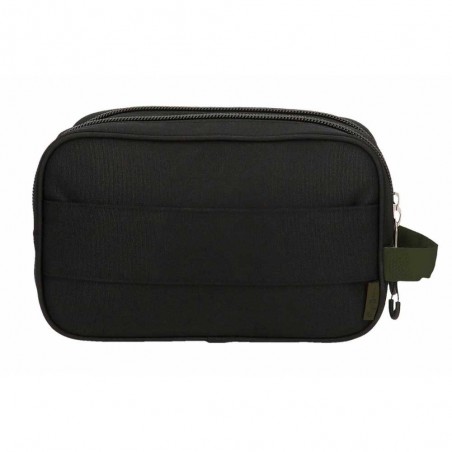 Trousse de toilette PEPE JEANS "Luca" noir/vert | Nécessaire de voyage homme sport pas cher marque