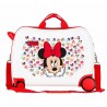 Valise trotteur DISNEY Minnie "Diva" blanc/rouge | Bagage enfant ludique original dessin animé fille Valise trotteur DISNEY Minnie "Diva" blanc/rouge | Bagage enfant ludique original dessin animé fille