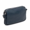 Sac bandoulière en cuir 2 cpts KATANA bleu marine | sac à main femme porté travers pas cher Sac bandoulière en cuir 2 cpts KATANA bleu marine | sac à main femme porté travers pas cher