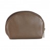 Porte-monnaie en cuir demi-lune KATANA chocolat | Bourse femme porte-clés pas cher marron foncé Porte-monnaie en cuir demi-lune KATANA chocolat | Bourse femme porte-clés pas cher marron foncé