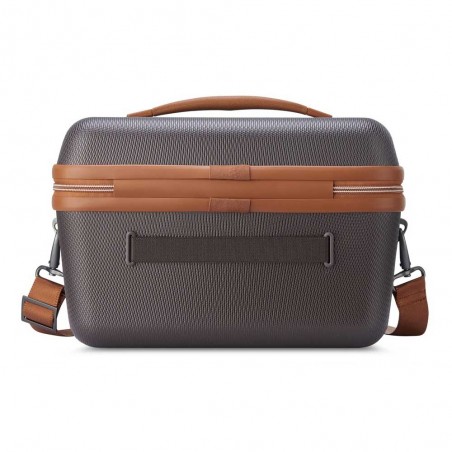 Vanity case DELSEY Chatelet Air 2.0 marron | Trousse de beauté femme luxe marque française