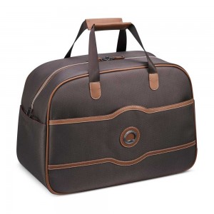 Sac week-end DELSEY Chatelet Air 2.0 marron | Sac de voyage qualité luxe marque française