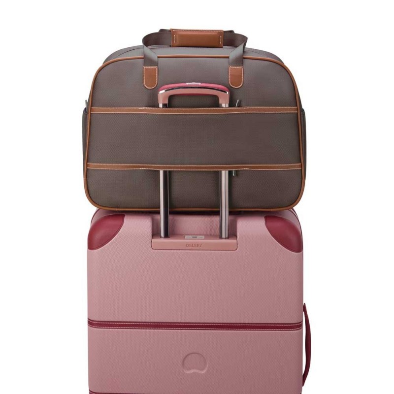 Sac week end DELSEY Chatelet Air 2.0 marron Planetebag