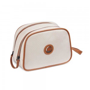 Trousse de toilette DELSEY Chatelet Air 2.0 angora | Vanity femme qualité luxe marque française