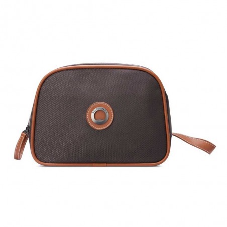 Trousse de toilette DELSEY Chatelet Air 2.0 marron | Vanity femme qualité luxe marque française